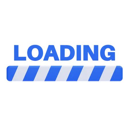 Loading Bar  3D Icon