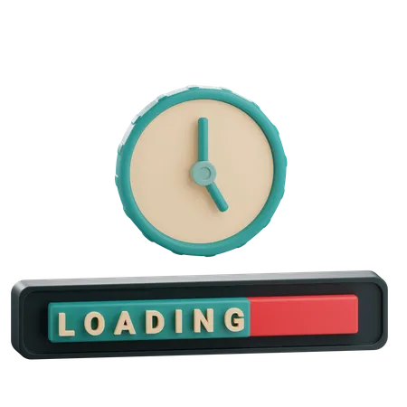 Loading Bar  3D Icon