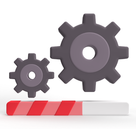 Loading Bar  3D Icon