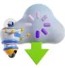 Loading Cloud Download Icon