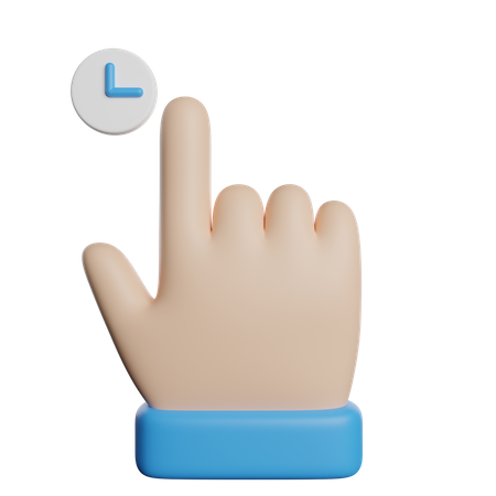 Loading Hand Pointer  3D Icon