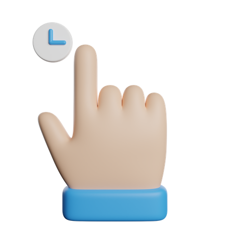 Loading Hand Pointer  3D Icon