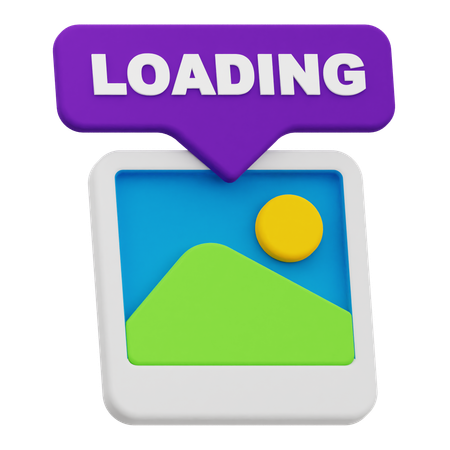 Loading Image  3D Icon