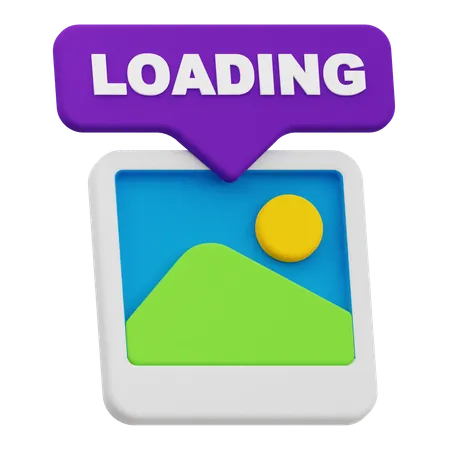 Loading Image  3D Icon