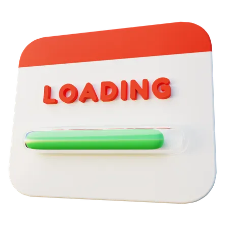 Loading Screen  3D Icon