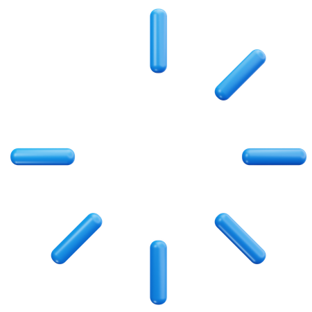 로딩 스피너  3D Icon
