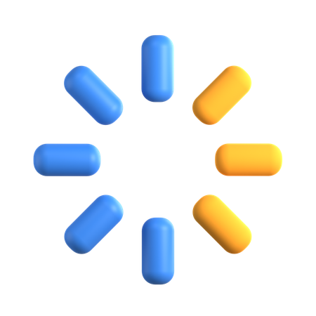 Loading Spinner  3D Icon