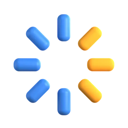 Loading Spinner  3D Icon