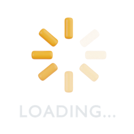 Loading Spinner  3D Icon