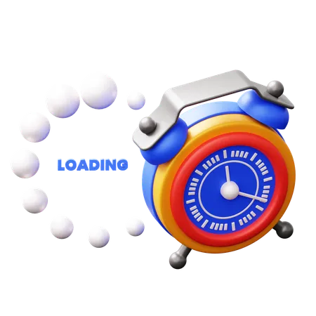 Loading Time  3D Icon