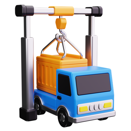 Loading Truck  3D Icon