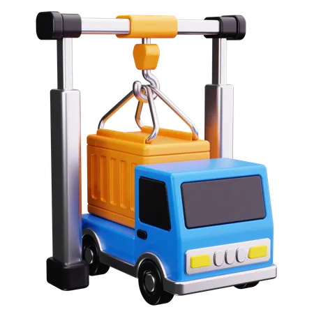 Loading Truck  3D Icon