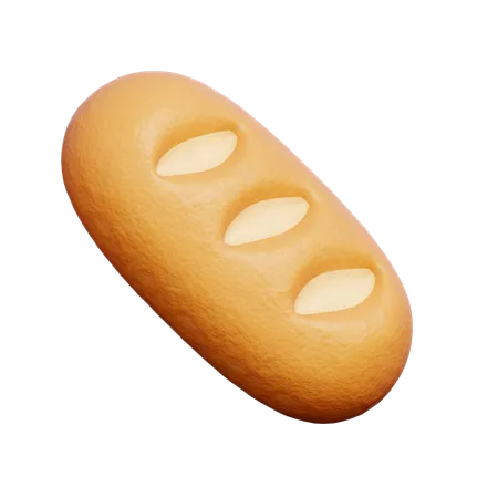 Loaf Bread  3D Icon