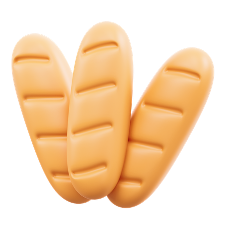 食パン  3D Icon