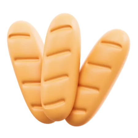 食パン  3D Icon