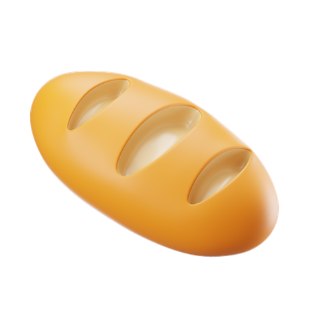 Loaf Bread  3D Icon