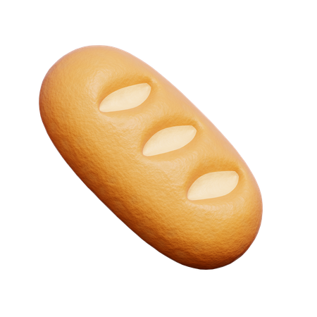 Loaf Bread  3D Icon