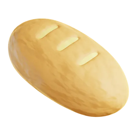 Loaf Bread  3D Icon