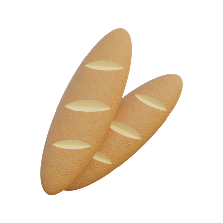 Loaf Bread  3D Icon