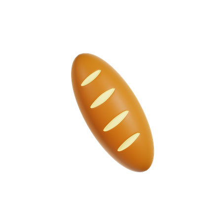 Loaf Bread 3D Icon