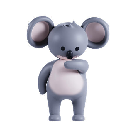 Loala pense à quelque chose  3D Icon