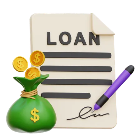 Loan  3D Icon