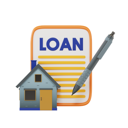 Loan Against Property  3D Icon