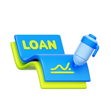 Loan Application  3D Icon