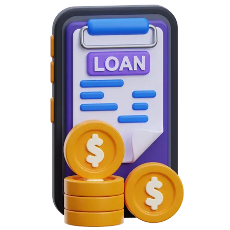 Loan Application  3D Icon