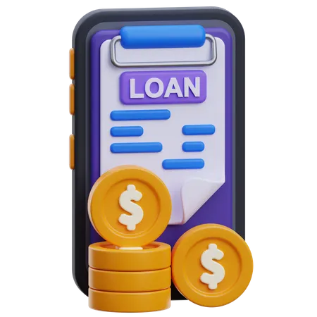 Loan Application 3D Icon