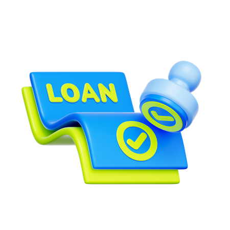 Loan Approved  3D Icon