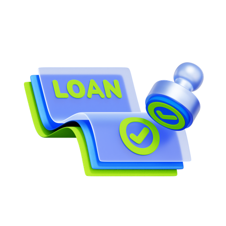 Loan Approved  3D Icon