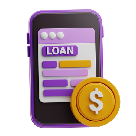 Loan bill payment  3D Icon