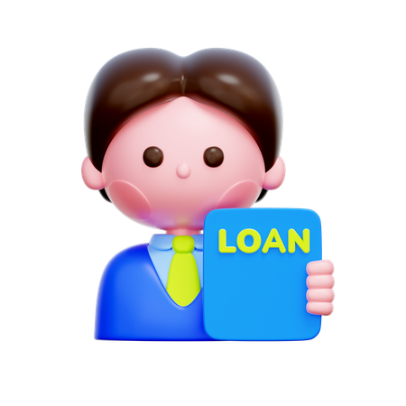 Loan Consultation Service  3D Icon