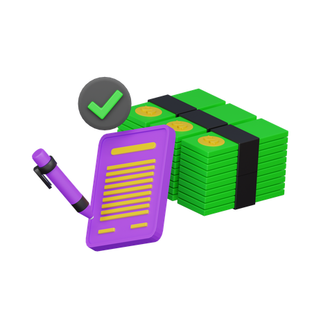 Loan Contact  3D Icon