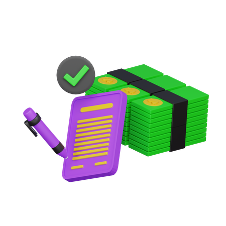 Loan Contact  3D Icon