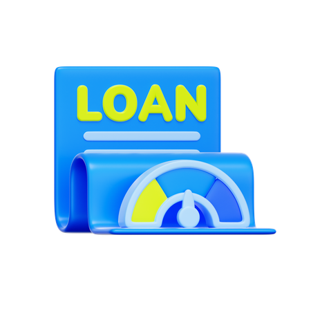 Loan document  3D Icon