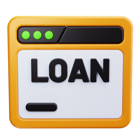 Loan Document  3D Icon