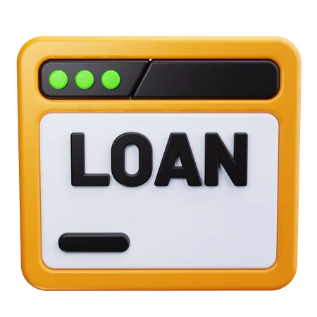 Loan Document  3D Icon