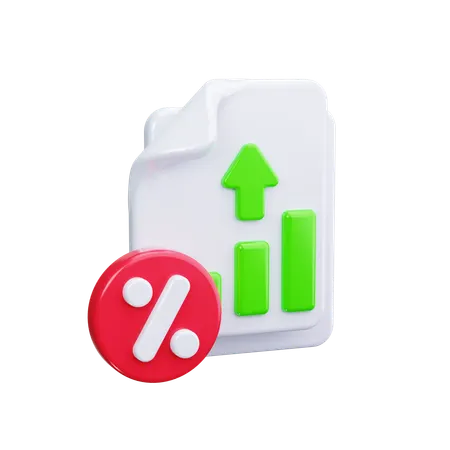 Loan Interest Hike  3D Icon