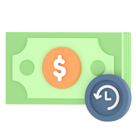 Loan money  3D Icon