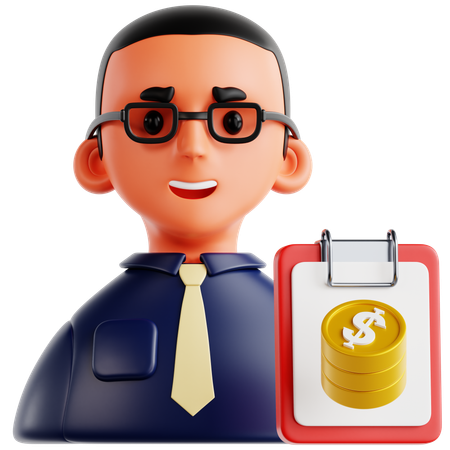 Loan Officer  3D Icon