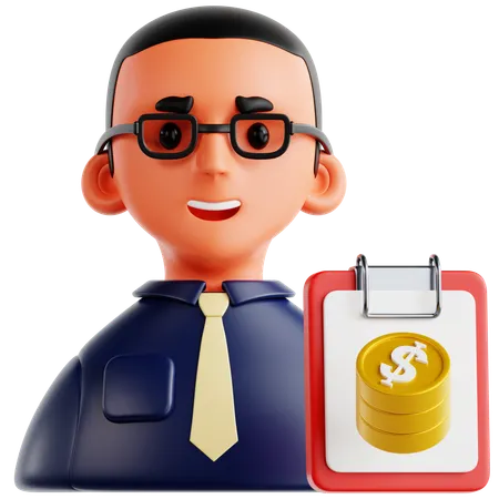 Loan Officer  3D Icon