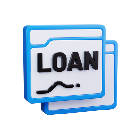 Loan Paper  3D Icon