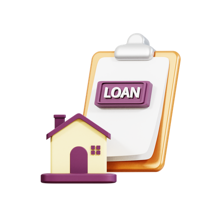 Loan Paper  3D Icon