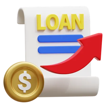 Loan Paper  3D Icon