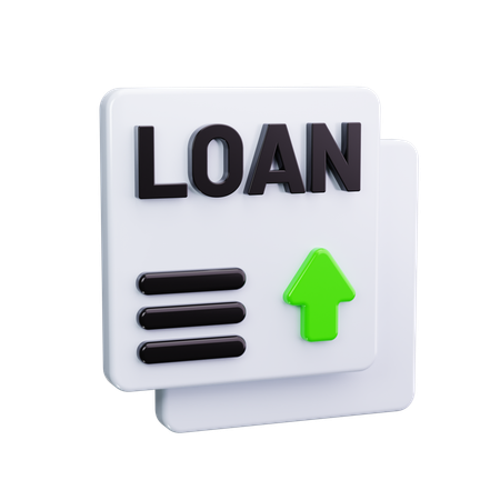 Loan Paper  3D Icon
