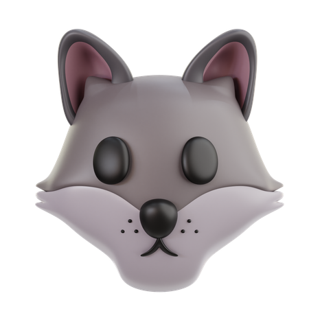 Emoji de lobo  3D Icon