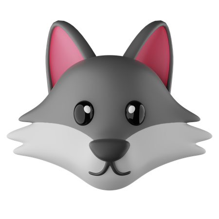 Emoji de lobo  3D Icon