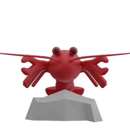 Lobster 3D Illustration